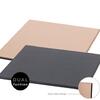 SWITCH Reversible Desk Tray in Black and Beige Faux Leather 50 x 40cm